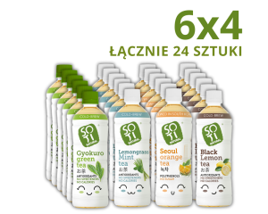 Zestaw degustacyjny  cztery smaki Soti  Natural  24 szt